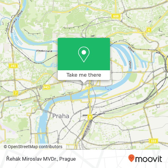 Řehák Miroslav MVDr. map