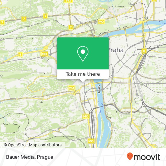 Bauer Media map