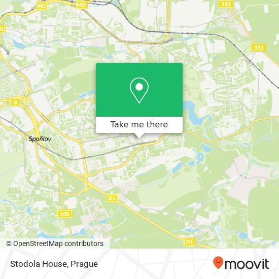 Stodola House map