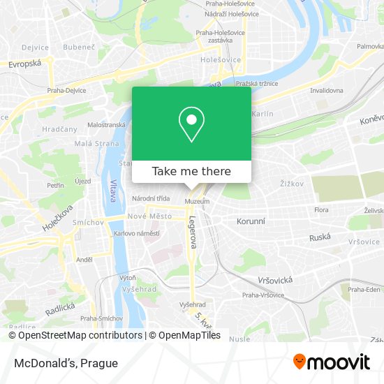 Карта McDonald’s