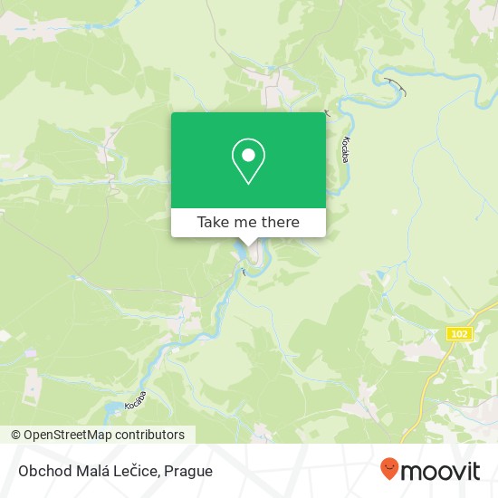 Obchod Malá Lečice map