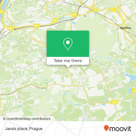 Jana's place map