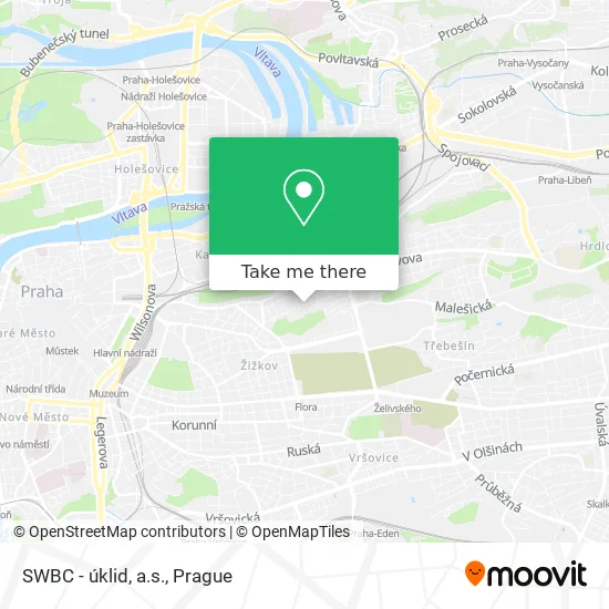 Карта SWBC - úklid, a.s.