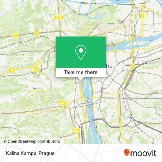 Kalina Kampa map