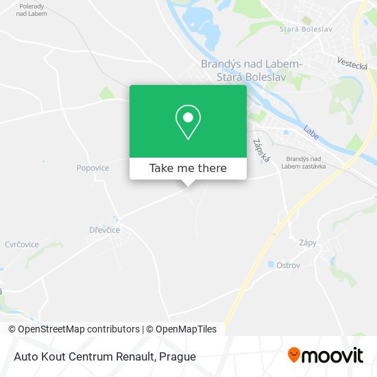 Карта Auto Kout Centrum Renault