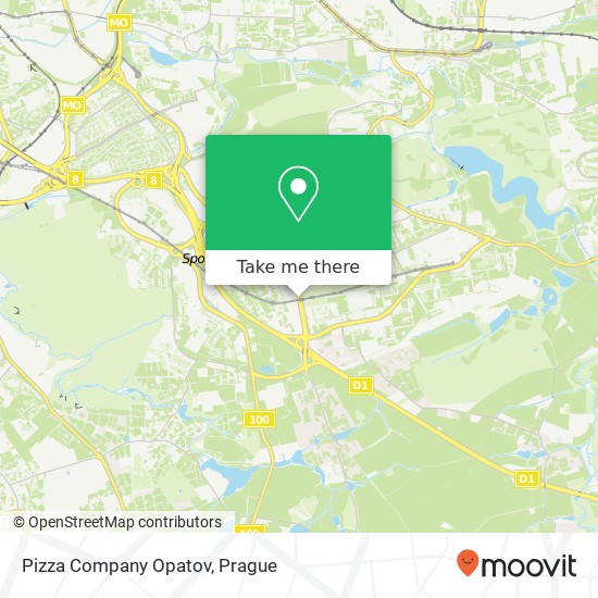 Pizza Company Opatov map