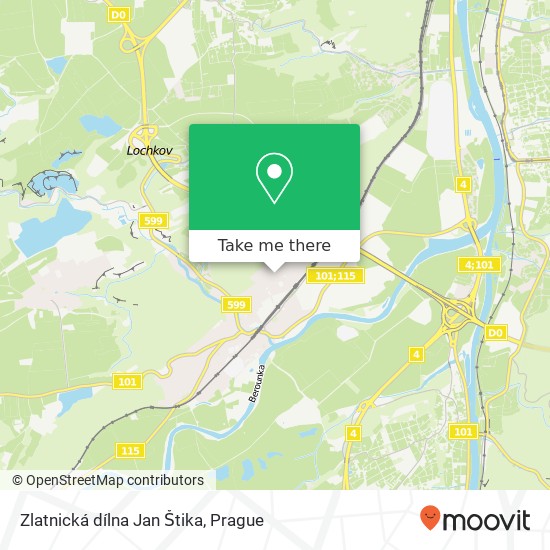 Zlatnická dílna Jan Štika map