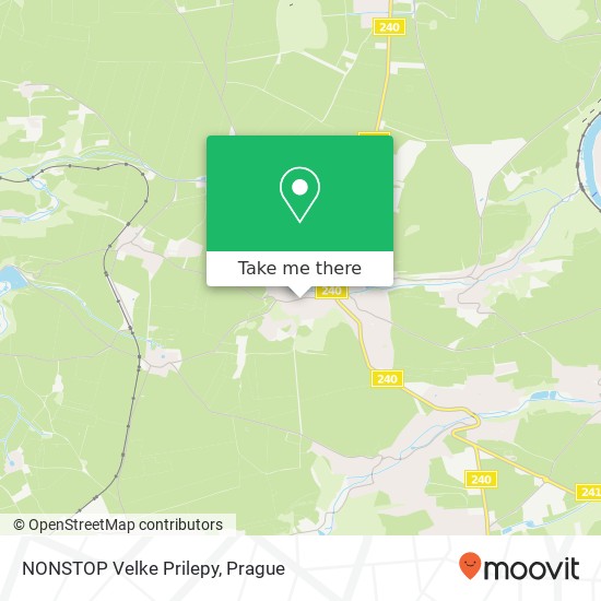 NONSTOP Velke Prilepy map