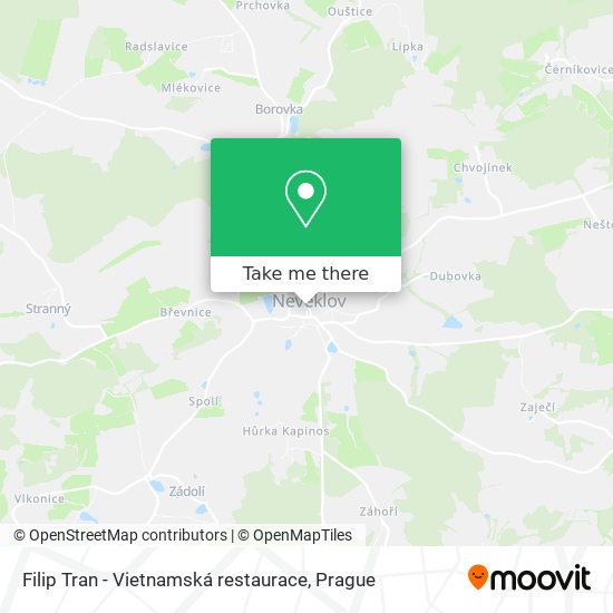 Filip Tran - Vietnamská restaurace map