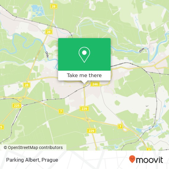 Карта Parking Albert
