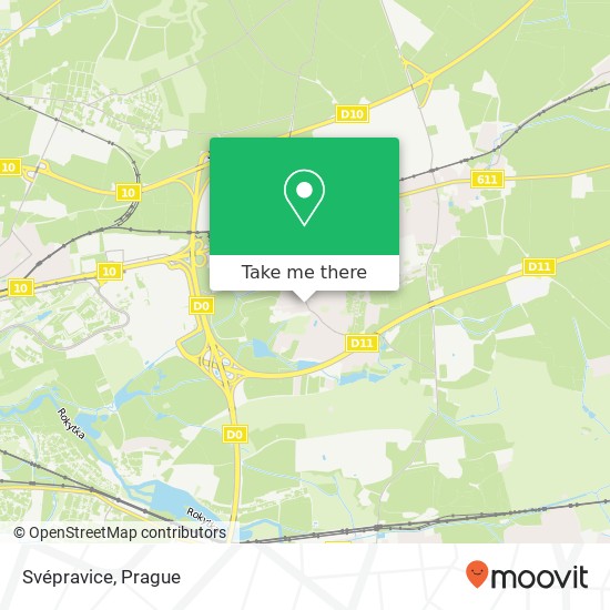 Svépravice map