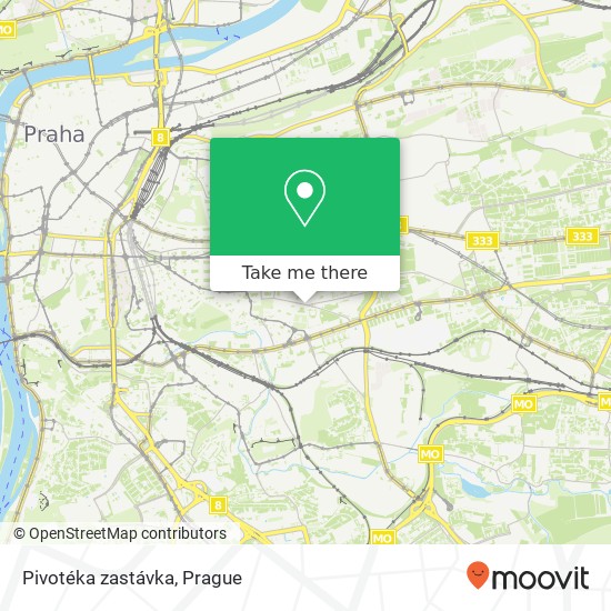 Pivotéka zastávka map