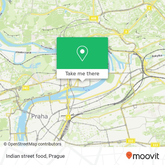 Indian street food map