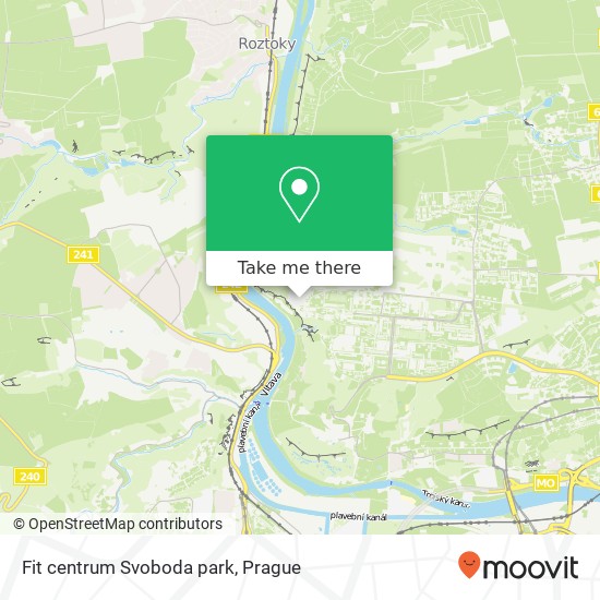 Fit centrum Svoboda park map