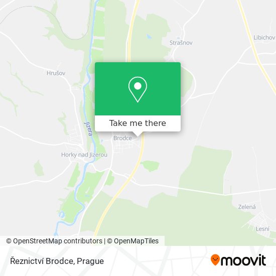Řeznictví Brodce map