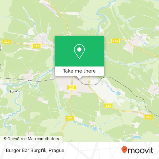 Burger Bar Burgřík map