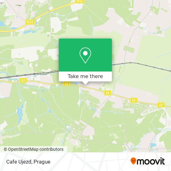 Cafe Ujezd map