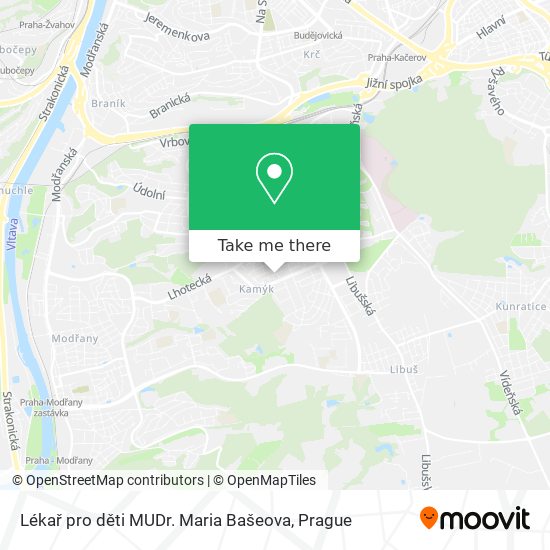 Lékař pro děti MUDr. Maria Bašeova map