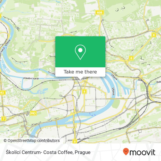 Školící Centrum- Costa Coffee map