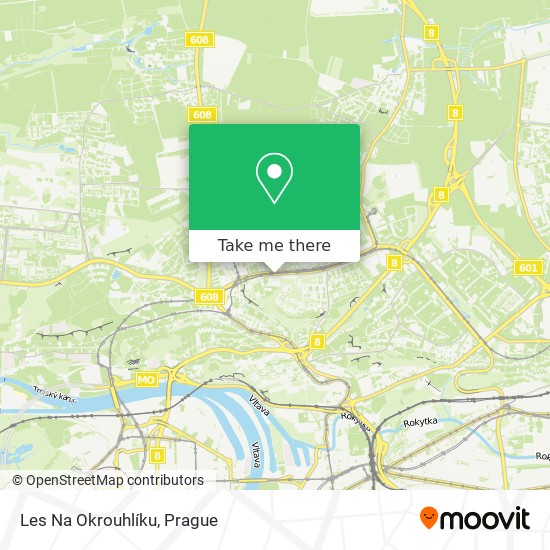 Карта Les Na Okrouhlíku