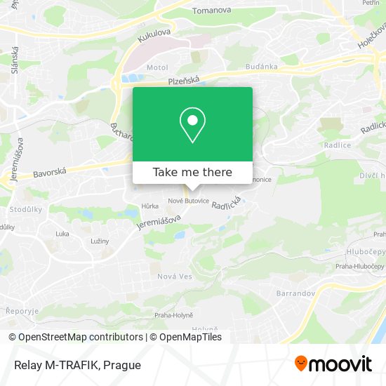 Relay M-TRAFIK map