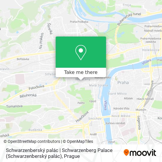 Карта Schwarzenberský palác | Schwarzenberg Palace