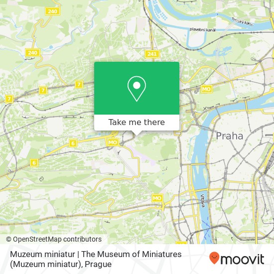 Muzeum miniatur | The Museum of Miniatures map