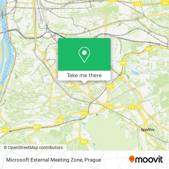 Карта Microsoft External Meeting Zone