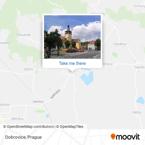Карта Dobrovice