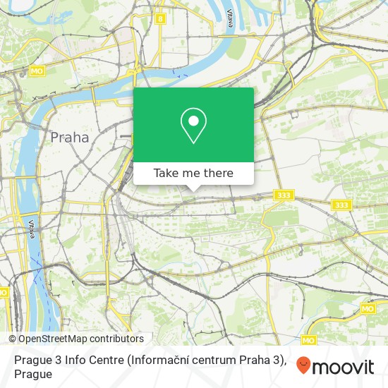 Prague 3 Info Centre (Informační centrum Praha 3) map