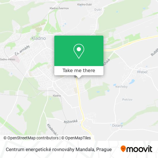 Centrum energetické rovnováhy Mandala map