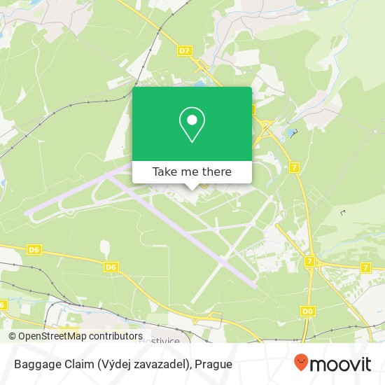 Baggage Claim (Výdej zavazadel) map