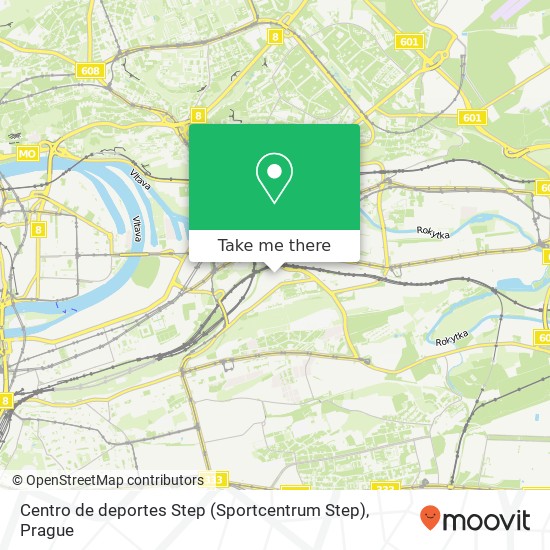 Карта Centro de deportes Step (Sportcentrum Step)