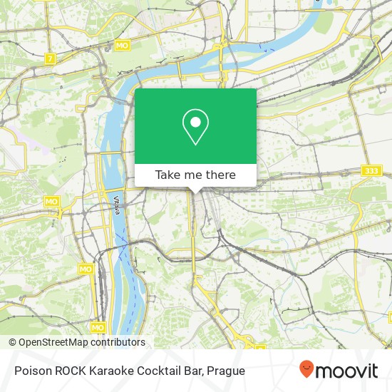 Poison ROCK Karaoke Cocktail Bar map