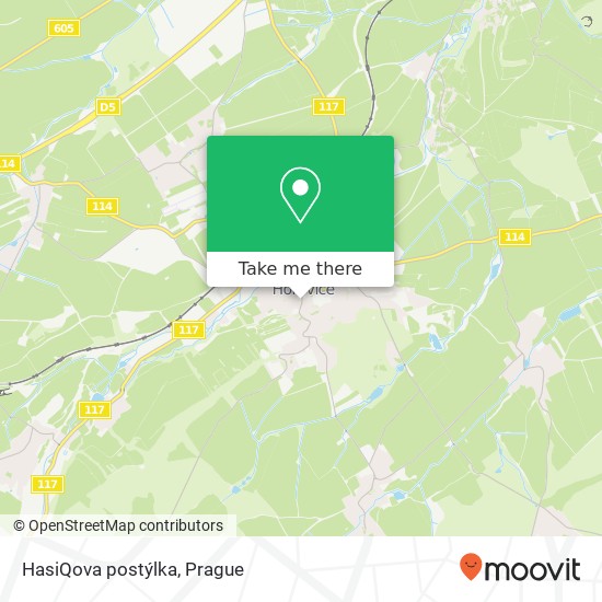 HasiQova postýlka map