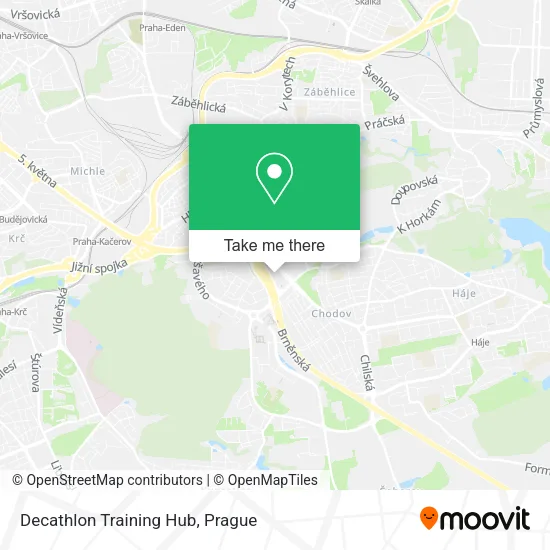 Карта Decathlon Training Hub