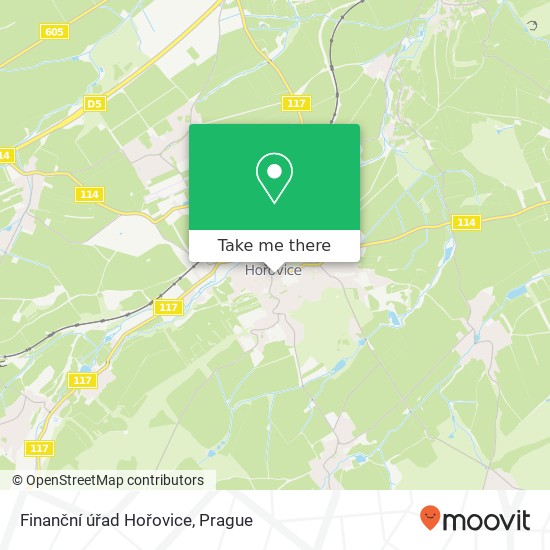 Finanční úřad Hořovice map