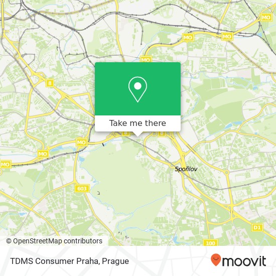 Карта TDMS Consumer Praha