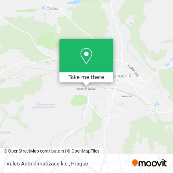 Valeo Autoklimatizace k.s. map