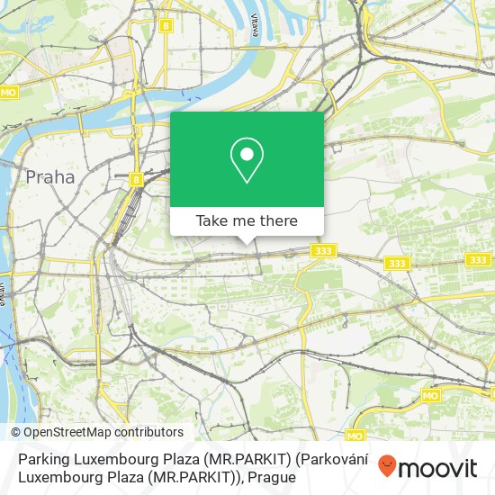 Карта Parking Luxembourg Plaza (MR.PARKIT) (Parkování Luxembourg Plaza (MR.PARKIT))