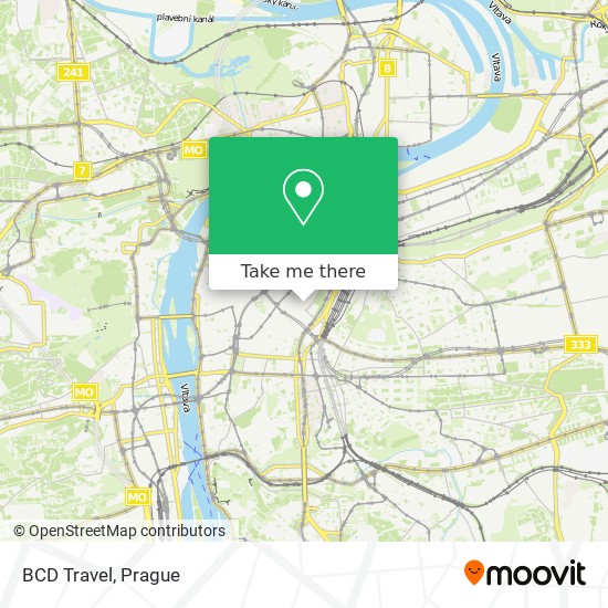 BCD Travel map