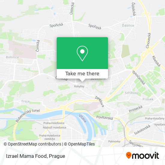 Izrael Mama Food map