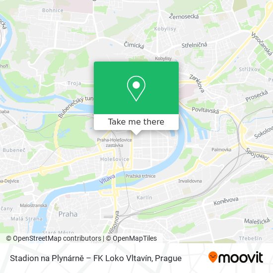 Stadion na Plynárně – FK Loko Vltavín map