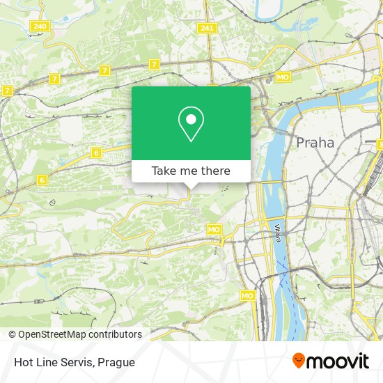 Hot Line Servis map