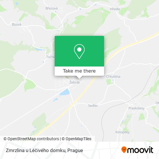 Zmrzlina u Léčivého domku map