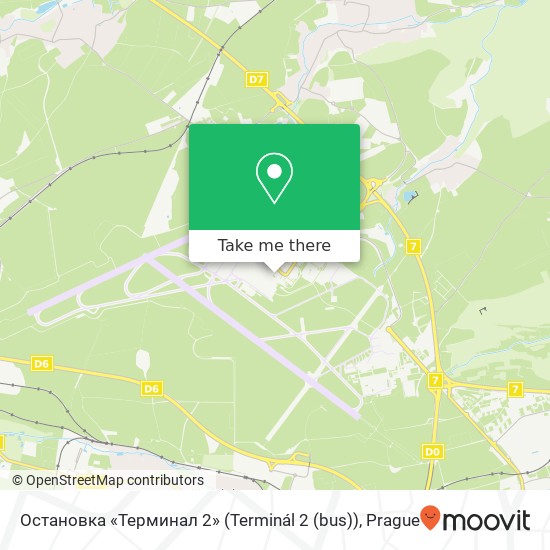 Остановка «Терминал 2» (Terminál 2 (bus)) map