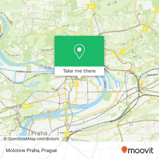 Molotow Praha map