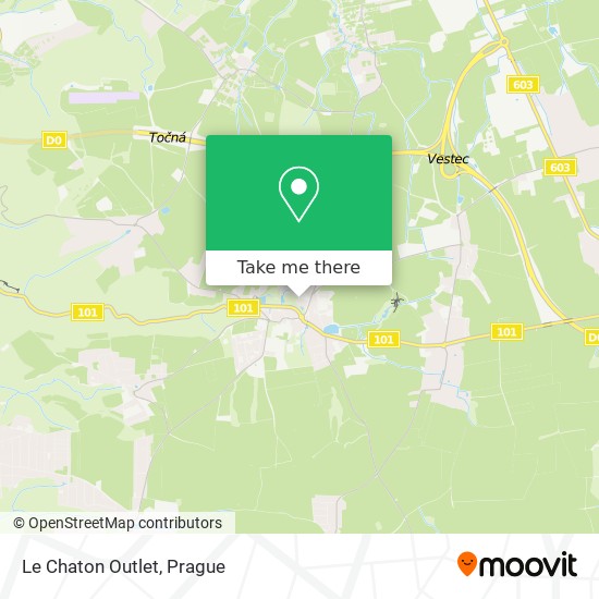 Le Chaton Outlet map