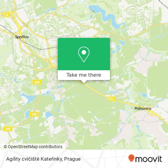 Agility cvičiště Kateřinky map