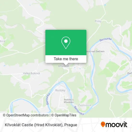 Карта Křivoklát Castle (Hrad Křivoklát)